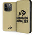 University of Colorado CU Collegiate Text iPhone 15 Pro Folio Case